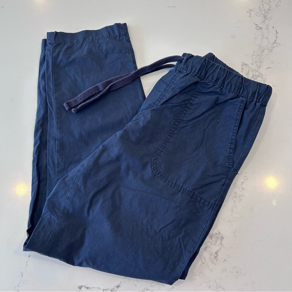 Joe Fresh 100% Cotton Utility Pants Navy Blue Y2K Women’s 8 90s